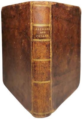 RARE 1812 JOHN NEWTON 'ALTHENS & FULLER' NEW HAVEN CT EARLY 19TH C LEATHER BOUND-image