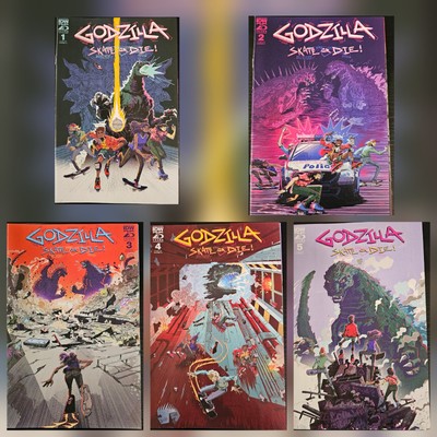 Godzilla: Skate Or Die! (Issues 1-5)-image