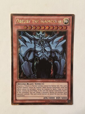 Obelisk the Tormentor PGLD-EN030 Premium Gold Unlimited Gold Secret Rare-image