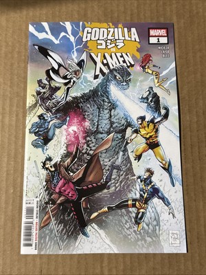 GODZILLA VS X-MEN #1 FIRST PRINT MARVEL COMICS (2025) WOLVERINE CYCLOPS GAMBIT-image