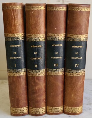 MEMOIRS OF CONSTANT. NAPOLEON'S VIE PRIVEE. VV.AA. GARNIER FRERES. 4 VOL.-image