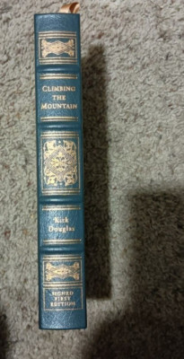 Kirk Douglas Climbing The Mountain Easton Press Signed 1st Edition COA 460/1250-image