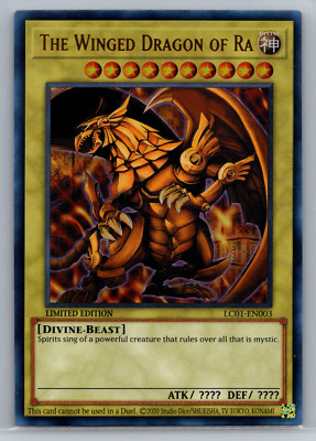 Yu-Gi-Oh The Winged Dragon of Ra Ultra Rare LC01-EN003 25th Anniversary NM 004-image