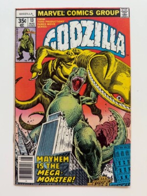 GODZILLA #13 VF+ (1978) S.H.I.E.L.D. appearance | w/COA Wilbur collection-image