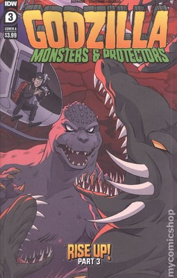Godzilla Monsters and Protectors Rise Up #3A Schoening VF 2021 Stock Image-image