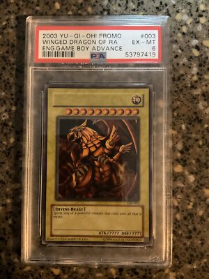 Yu-Gi-Oh! TCG The Winged Dragon of Ra  GBI-003 PSA 6 Game Boy Advance Promo-image