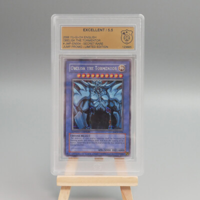 Yugioh Graded Cards Obelisk the Tormentor [JMP-EN004] 5.5 Excellent - GSG-image