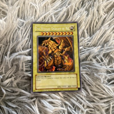 The Winged Dragon of Ra DOD-001 VLP Close to  Dawn of Destiny Yugioh God Card-image