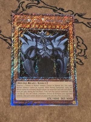 Yugioh Obelisk the Tormentor RA04-EN116 Platinum Secret Rare NM Presale-image