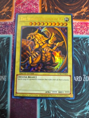 Yu-Gi-Oh! The Winged Dragon of Ra LC01-EN003 Limited Ultra Rare NM d4/-image