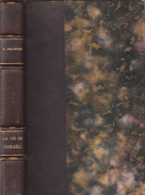 DISRAELI BY ANDRE MAUROIS 1928 LIMITED EDITION, LEATHERBOUND -image