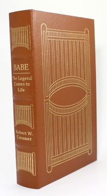 Babe Ruth The Legend Comes to Life Robert W Creamer Easton Press Leather Bound !-image