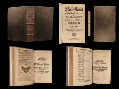 1664 Martin Luther Life Works Lutheran German Sagittarius Saxony Altenburg FOLIO-image