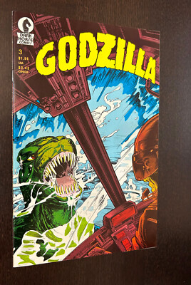 GODZILLA #3 (Dark Horse Comics 1988) -- VF/NM-image