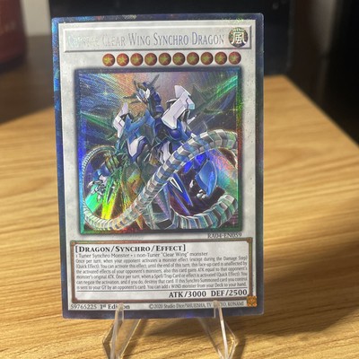 Crystal Clear Wing Synchro Dragon (PCR) RA04-EN059 Quarter Century Stampede 1st-image