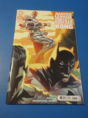 Justice League vs Godzilla vs Kong #3 3rd print variant NM Gem  Wow-image