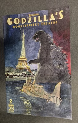 Godzilla Monsterpiece Threatre 2 1:10 Patrick Horvath NM-M+ HTF Rare!-image