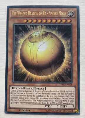 The Winged Dragon of Ra - Sphere Mode -DPBC-EN001 Ultra Rare - 1st Edition - NM-image