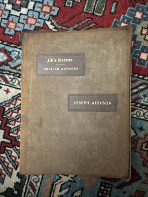 LITTLE JOURNEYS OF English (Joseph Addison) by Elbert Hubbard Signed 1st 1900-image
