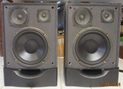 FISHER STM-993 3-Way Bookshelf Speakers - a good Sounding Setup from & in 90s-image