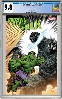GODZILLA VS. HULK #1 ED MCGUINNESS FOIL VARIANT CGC 9.8 NM PRESALE 4.16-image