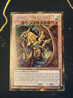 The Winged Dragon of Ra PGLD-EN031 Gold Secret 1st Ed Yugioh NM-image