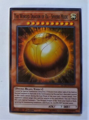 New Yugioh Card! 1996 US HOLO 1st Edition MGED-EN057 THE WINGED DRAGON OF RA-image