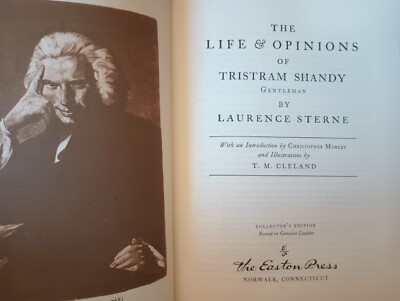 The Life and Opinions of Tristram Shandy Gent Leather 1980 Collectors Edition-image