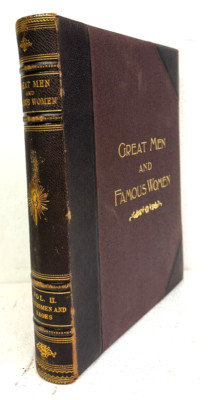 Great Men And Famous Women Volume II  Statesmen & Sages 1894 Half-Leather Bound-image