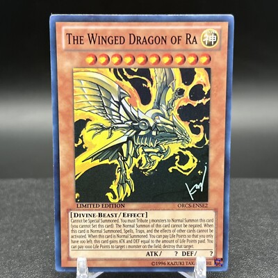 The Winged Dragon of Ra ORCS-ENSE2 Limited Edition Super Rare Yugioh Card-image