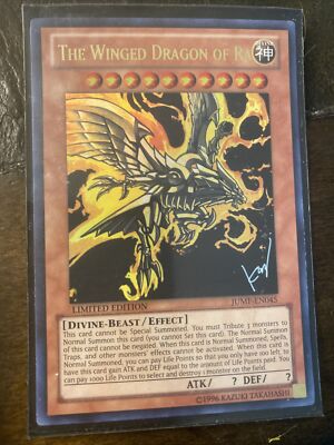 The Winged Dragon of Ra JUMP-EN045 Magazine Ultra *Legal* Promo holo foil YuGiOh-image