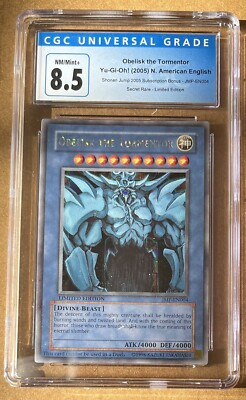 Yu-Gi-Oh! Obelisk the Tormentor JMP-EN004, CGC 8.5-image