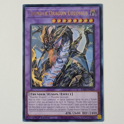 Thunder Dragon Colossus - RA03-EN037 - NM - Ultra Rare - 1st ed - Yugioh-image