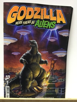 Godzilla: HERE THERE BE ALIENS #1 main cover NM/NM- 2025 Brand New Comic!-image