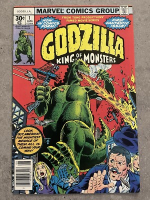 Godzilla #1 King Of The Monsters 1977 Newsstand High-Grade Marvel-image