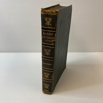 The Memoirs Of Barry Lyndon by W. M. Thackery Vintage Leatherbound Gilt Book-image
