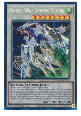 Crystal Wing Synchro Dragon RA02-EN029 Prismatic Collector's Rare -image