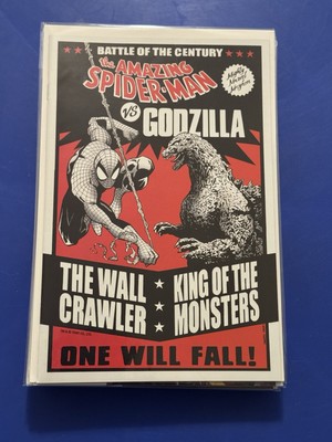 GODZILLA VS. SPIDER-MAN #1 LEE GARBETT VERSUS VARIANT COVER D Comic 2025 NM+-image