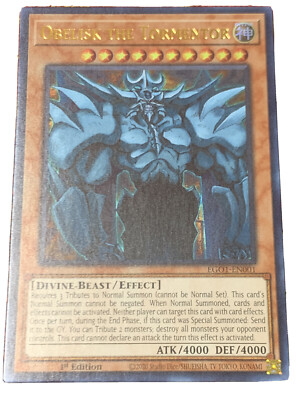 YuGiOh Obelisk the Tormentor SBCB-EN202 1st Edition -image