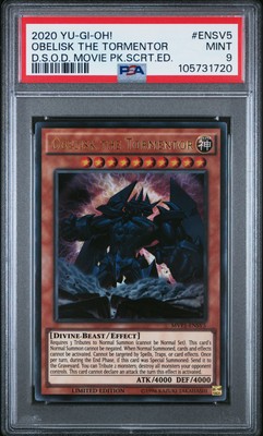 2020 YU-GI-OH! SECRET EDITION #ENSV5 OBELISK THE TORMENTOR PSA 9-image