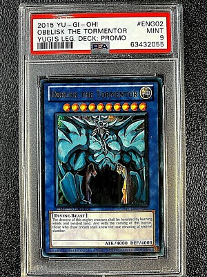 2015 Obelisk The Tormentor YUGI'S LEGENDARY DECK PROMO ENG02 PSA Mint 9 =GRD515=-image