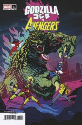 Godzilla Vs Avengers #1 Dave Bardin Variant-image