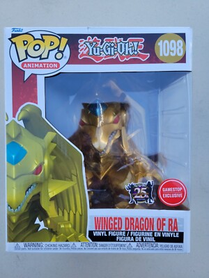 Funko POP! Animation Yu-Gi-Oh Winged Dragon of Ra Metallic GameStop Exclusive-image