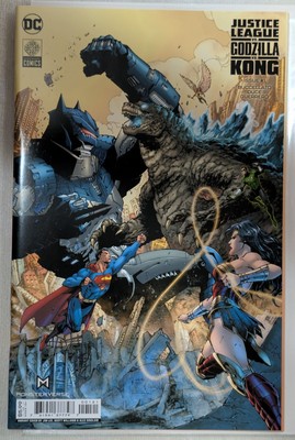 Justice League vs Godzilla vs Kong 1-4 - Jim Lee #1B variant-image