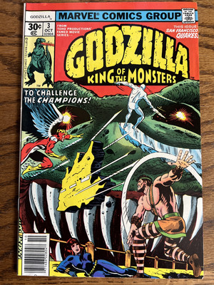 Godzilla King Of The Monsters 3 : Marvel Comic 1977-image