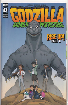 GODZILLA: MONSTERS & PROTECTORS #1 (SCHOENING VARIANT) COMIC BOOK ~ IDW-image