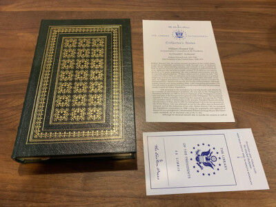 Easton Press: WILLIAM HOWARD TAFT by Donald F. Anderson, Library of Presidents-image