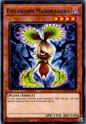 Evilswarm Mandragora EG01-EN012 Egyptian God Deck: Obelisk the Tormentor 1st Edi-image