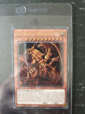 Near Mint Ultra Rare Winged dragon of ra-image