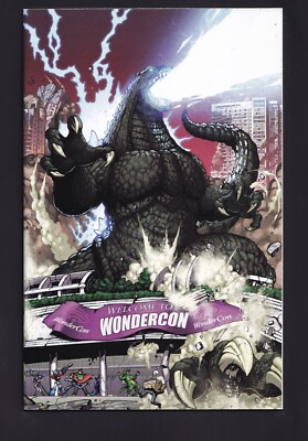Godzilla Kingdom Of Monsters #1 Wonder Con Exclusive Variant IDW 2011 Rare!-image